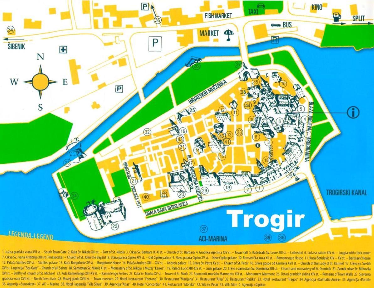 Marko Polo B Old Town Trogir Zewnętrze zdjęcie